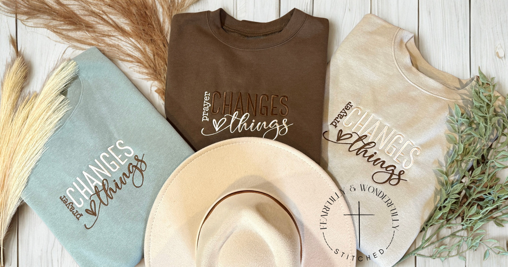 "Prayer Changes Things" Crewneck Sweatshirt