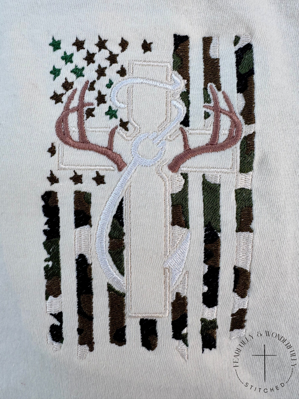 "Faithful Outdoorsman" Comfort Colors Long Sleeve Tee