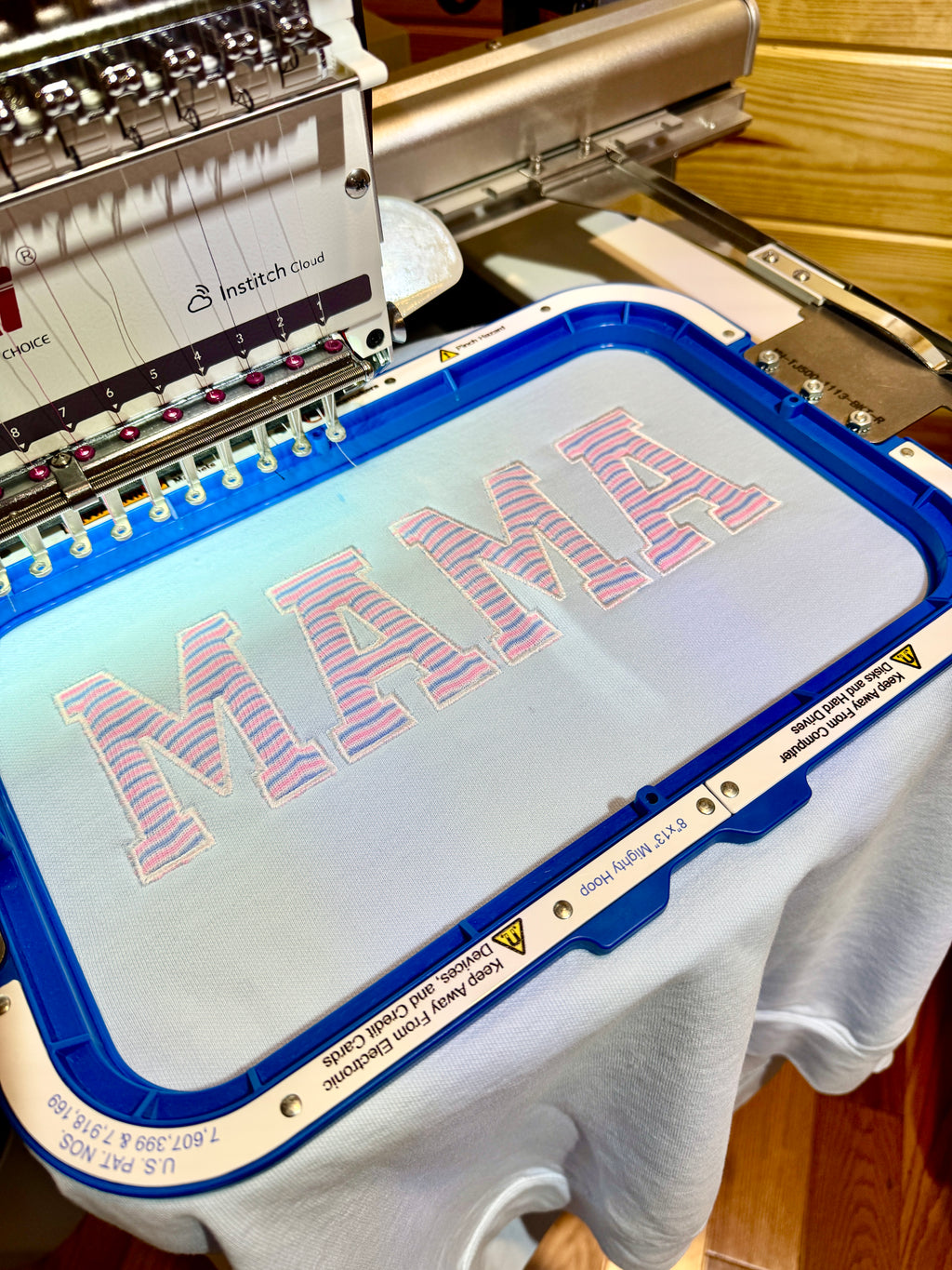 Custom "MAMA" Applique Crewneck