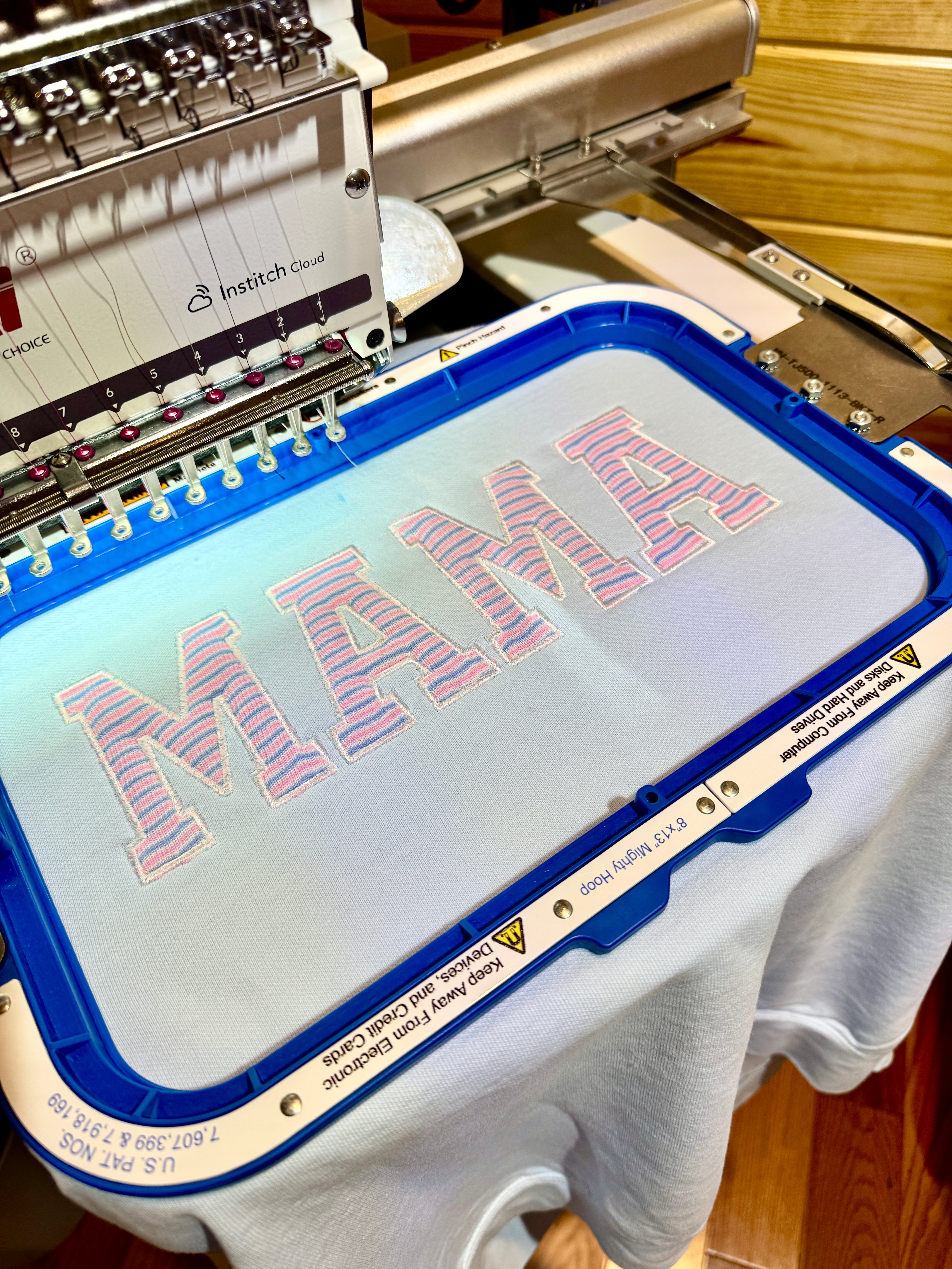 Custom "MAMA" Applique Crewneck