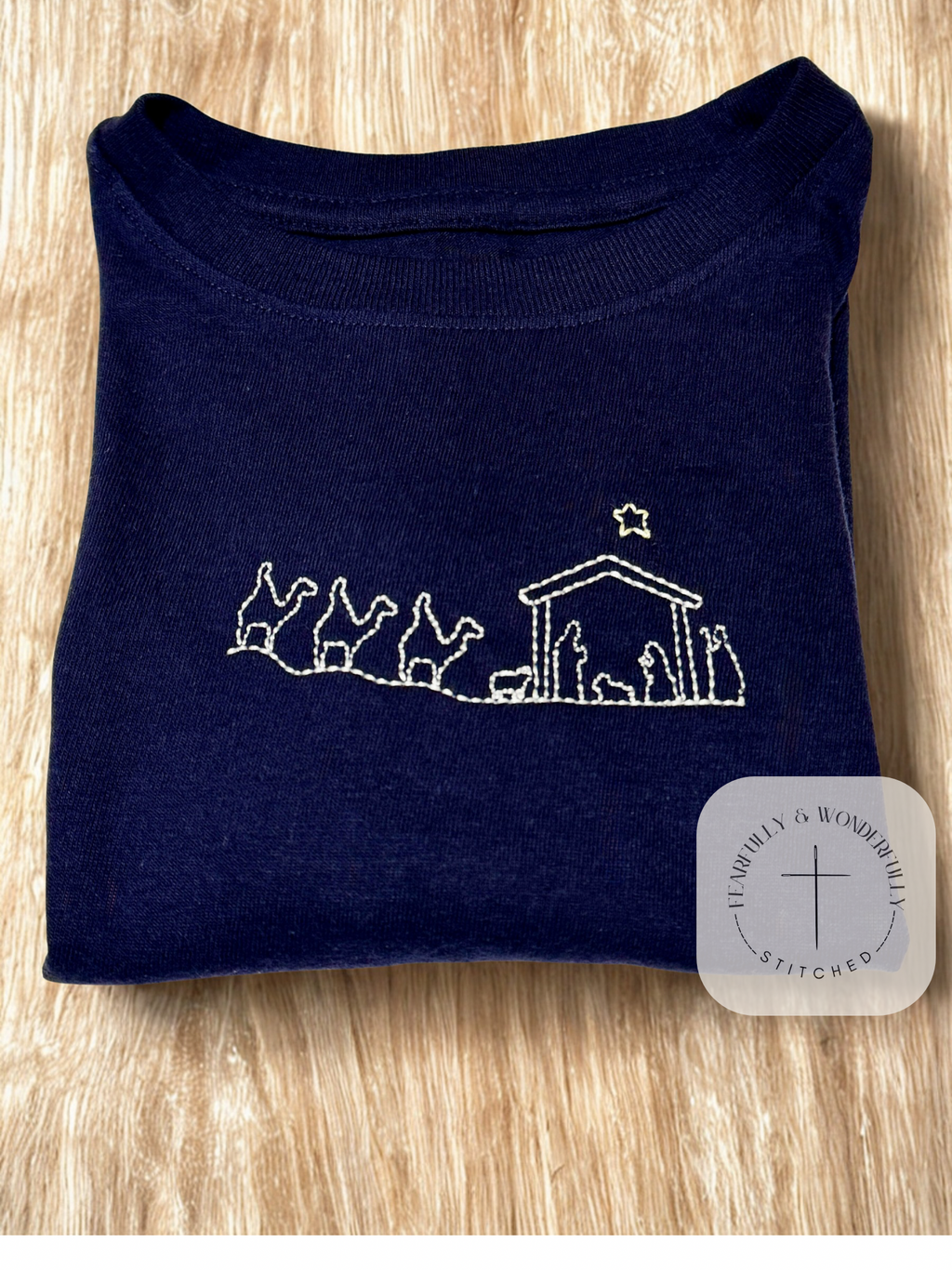 Simple Nativity Children's Long Sleeve Tee