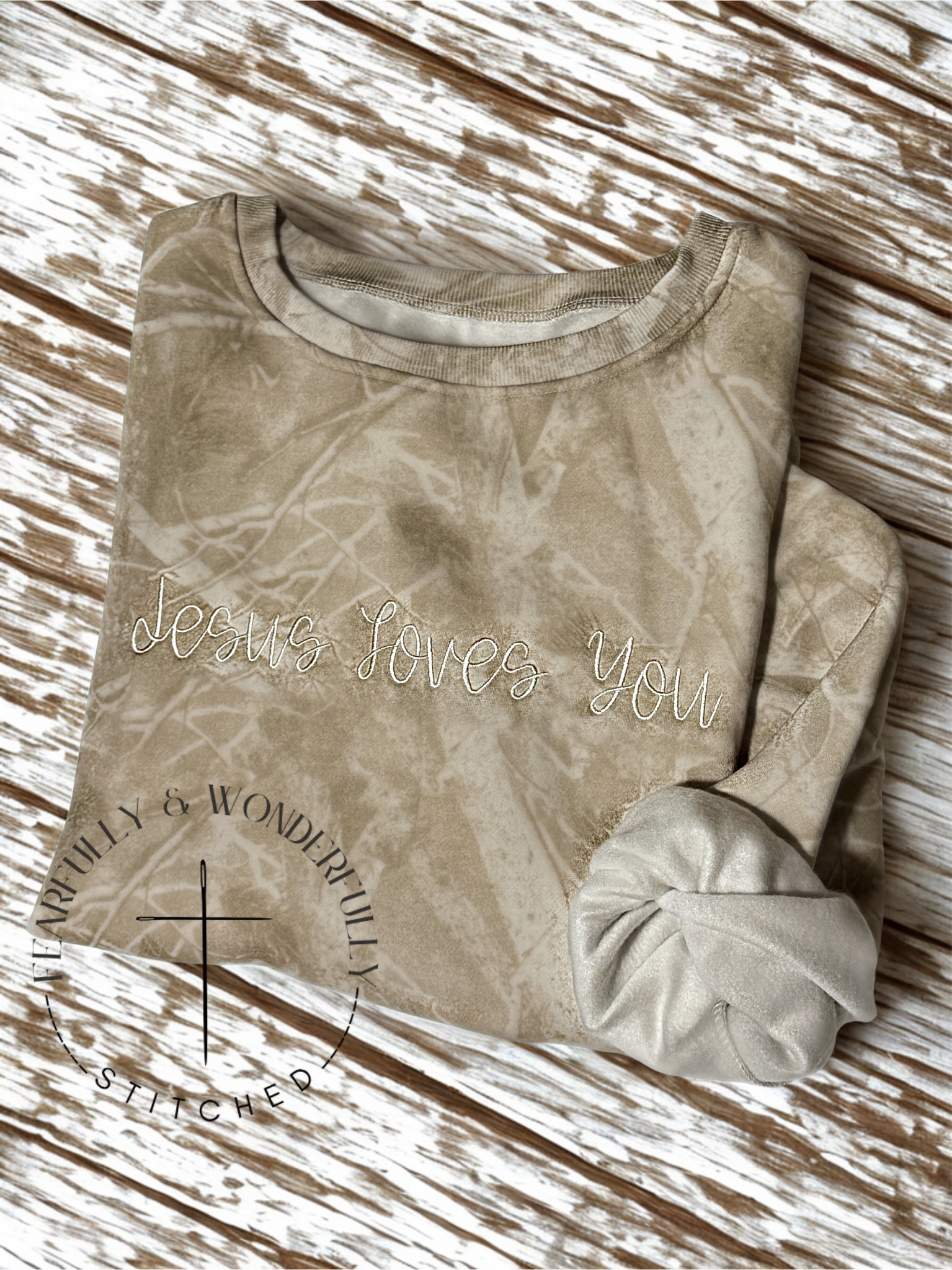 "Jesus Loves You" Crewneck Sweatshirt